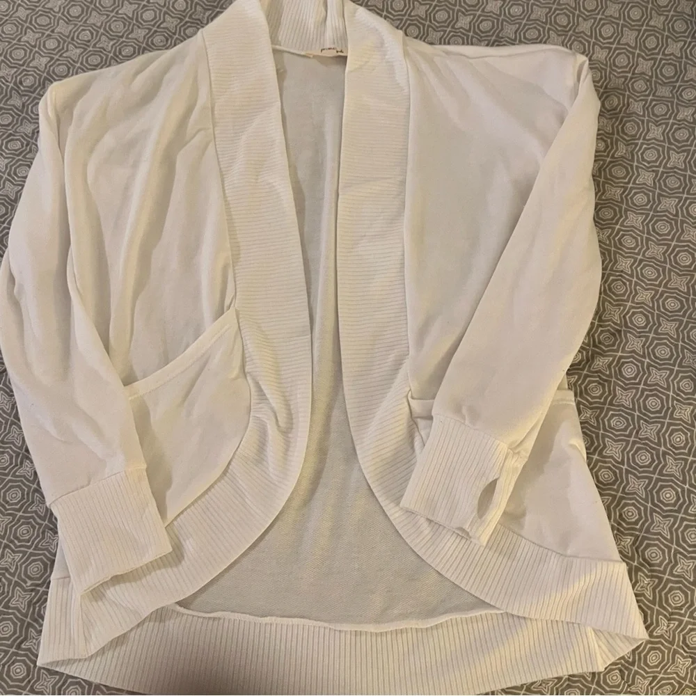 Old Navy Striped Top & Pinc Girls White‎ Cardigan Set Kids 14 Navy White 2pc